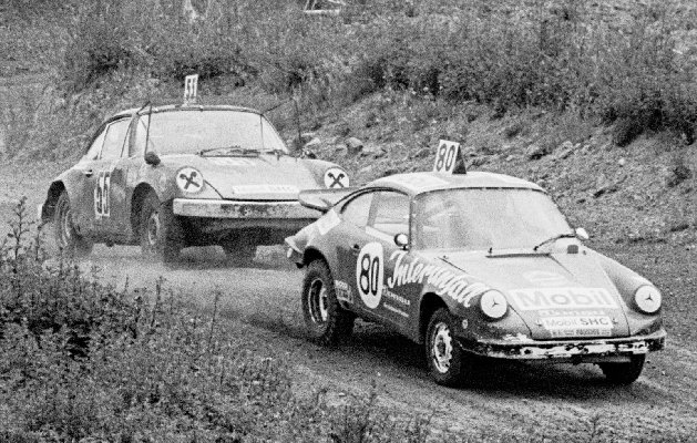 Johann Stffelbauer (80, Porsche), Friedrich Gottwa (55, Porsche 911)