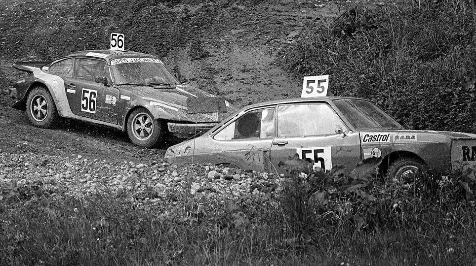Herbert Letofsky (55, Ford Escort), Thomas Michaletz (56, Porsche)
