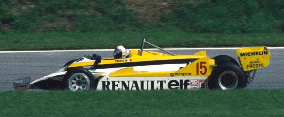 Alain Prost (Renault elf RE20) 