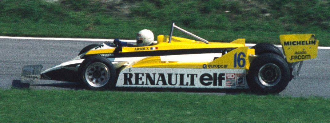 Rene Arnoux (Renault elf RE20) 