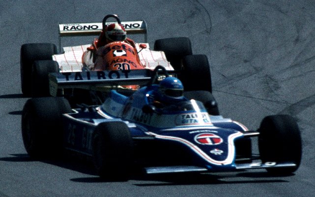 Patrick Tambay (25, Talbot Ligier JS17), Siegfried Stohr (30, Arrows A3) 