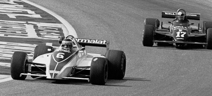 Hector Rebaque (6, Brabham BT49), Derek Daly (17, March 811)