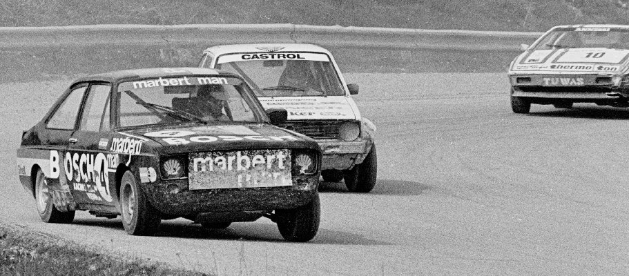 Dieter Karl Anton (4, Ford Escort), Herbert Breiteneder (7, VW Golf), Walter Axenkopf (10, Lotus Esprit)