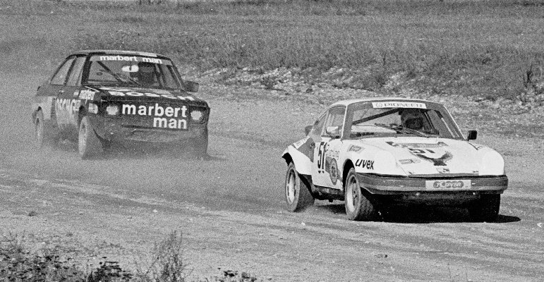 Georg Bierling (51, Porsche Carrera), Dieter Karl Anton (5, Ford Escort)