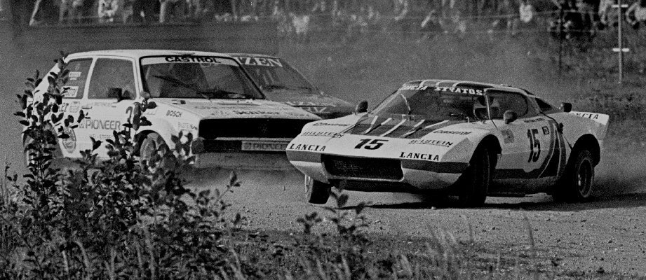 Rene Vontsina (15, Lancia Stratos), Georg Wasgott (Alfetta), Herbert Breiteneder (3, VW Golf)