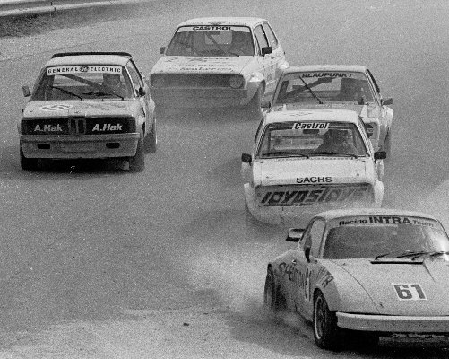 Bernhard Carl (61, Porsche Turbo), Gunnar Kittilsen (70, Ford Escort), Piet Dam (55, BMW 320), Toye Schie (59, Ford Escort), Herbert Breiteneder (2, VW Golf)