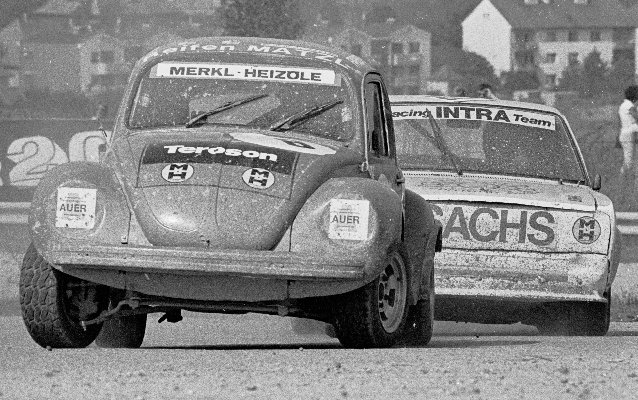 Roland Klose (8, VW Kfer), Thomas Kraft (Ford Escort)