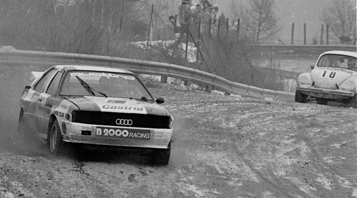 Franz Wurz (2, Audi Quattro), Franz Gruber (18, VW Kfer)