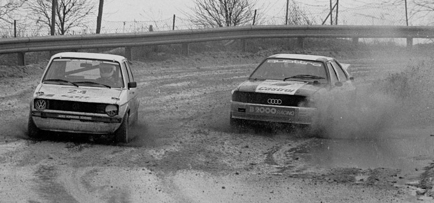 Gnter Saubrigl (24, VW Golf GTi), Franz Wurz (2, Audi Quattro)