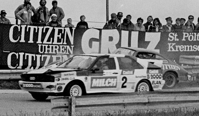 Franz Wurz (2, Audi Quattro), Andreas Bentza (3, Lancia Stratos), Gnther Spindler (4, Porsche)