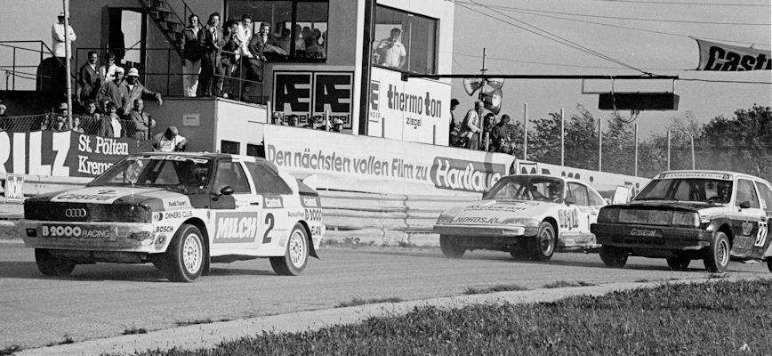 Franz Wurz (2, Audi Quattro), Gran Lundgren (1, Porsche 911 SC), Bertil Persson (37, Volvo 343)