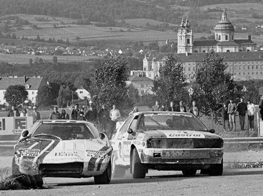 Andreas Bentza (3, Lancia Stratos), Franz Wurz (2, Audi Quattro)
