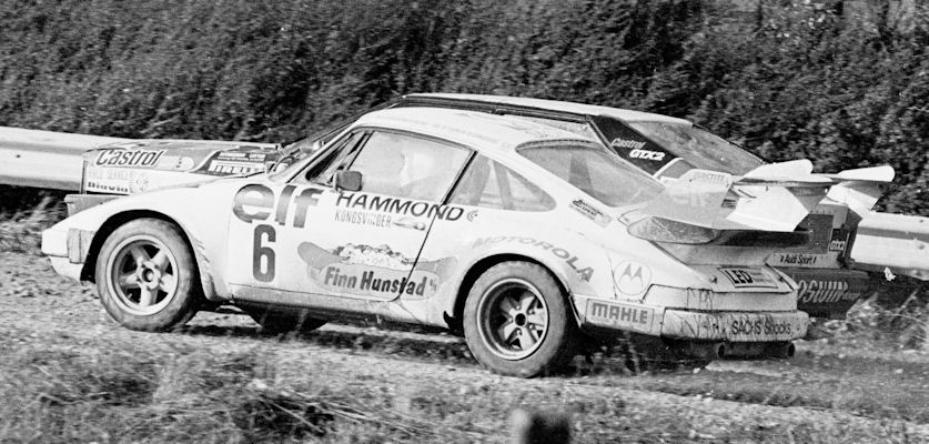 Rolf Nilsson (6, Porsche), Francois Monten (Audi Quattro) 