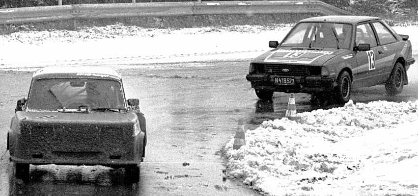 Hermann Twerdy (8, Simca Rallye III), Martin Zellhofer (13, Ford Escort)