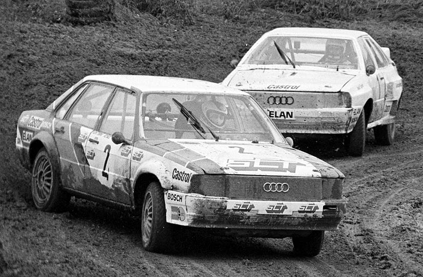Rene Vontsina (2, Audi 80 Quattro), Andreas Bentza (1, Audi Quattro)