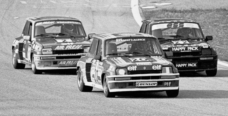 Renault 5 Turbo Rennen, Christian Lorang (20), Knut Jger (22), Wolfgang Schtz (2)