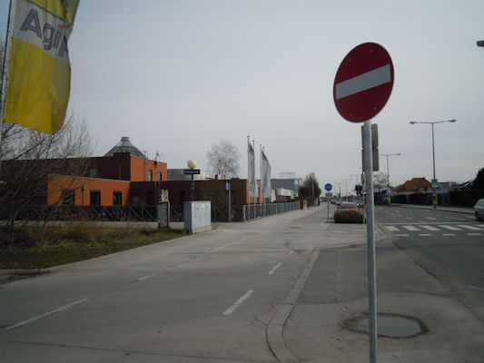Foto vom 2. März 2010 - Radweg Rautenweg
