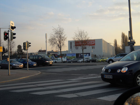 Foto vom 23. Mrz 2010 - Kreuzung Leopoldauer Strae - Angyalfldstrae