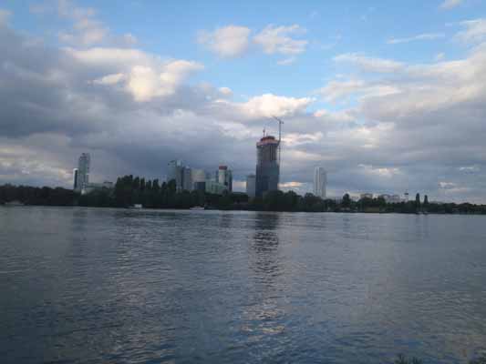 Foto vom 1. Juni 2012 - Neue Donau und Donaucity