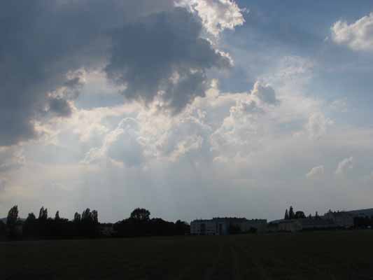 Foto vom 6. Juli 2012 - Aufziehendes Gewitter