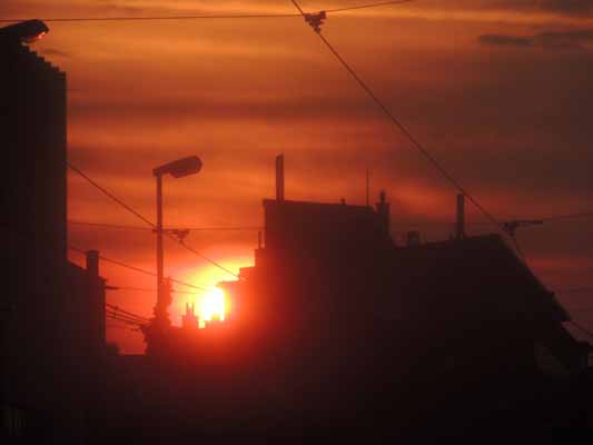 Foto vom 12. September 2012 - Sonnenaufgang