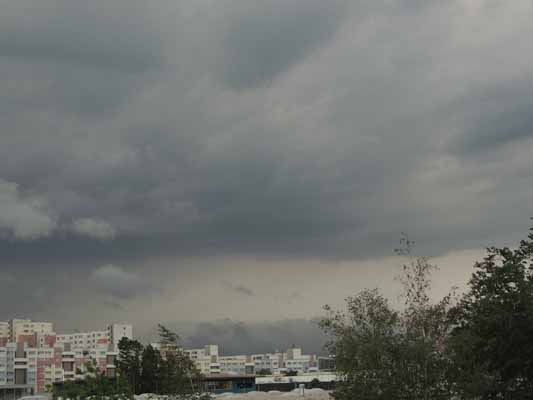 Foto vom 10.Mai 2013 - Anziehende Schlechtwetterfront