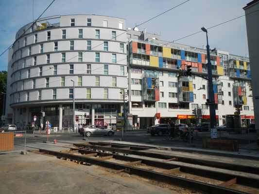 Foto vom 18.Juni 2013 - Ecke Donaufelder Strae - Fultonstrae