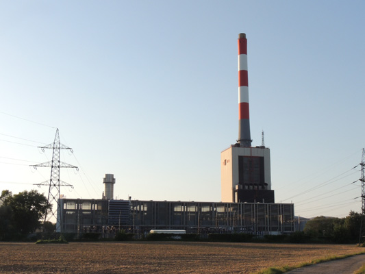 Foto vom 5.August 2013 - Kraftwerk Korneuburg