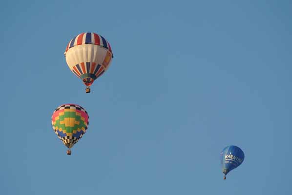Foto vom 17.August 2013 - Heißluftballons