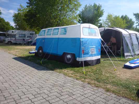 Foto vom 22.August 2013 - Campingplatz Podersdorf