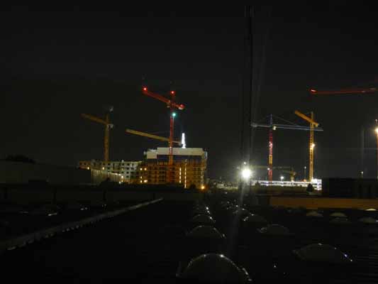 Foto vom 16.Oktober 2013 - Nchtliche Baustelle