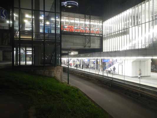 Foto vom 26.M�rz 2014 - S-Bahnstation Handelskai