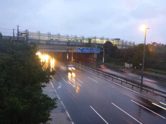 Foto vom 11.September 2014 - Donauuferautobahn