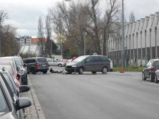 Foto vom 19.November 2014 - Unfall in der Tillmanngasse