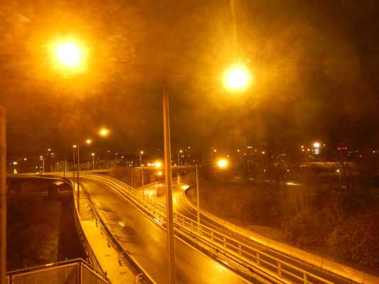 Foto vom 14.Jnner 2015 - Auffahrt zur NOrdbrcke