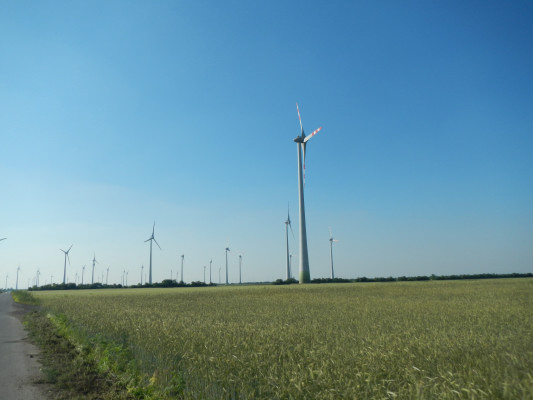 Foto vom 5.Juni 2015 - Windpark