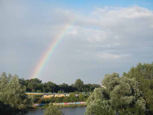 Foto vom 9.Juli 2015 - Regenbogen