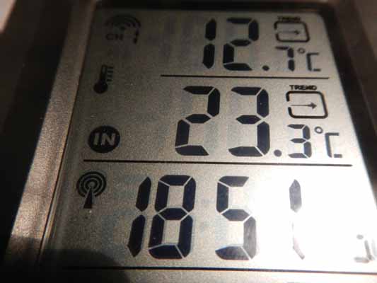 Foto vom 01.Februar 2016 - Thermometer