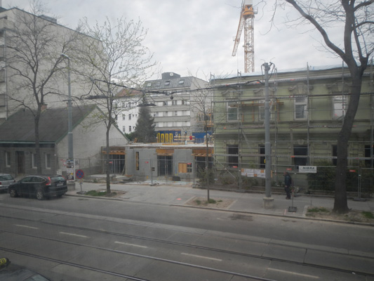 Foto vom 19.April 2016 - Baufortschritt