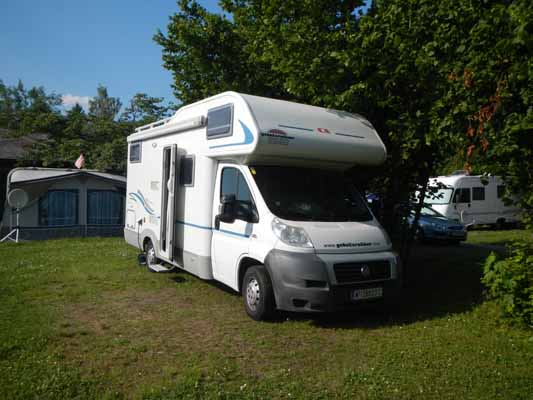 Foto vom 23. Juni 2016 - Campingplatz Klagenfurt