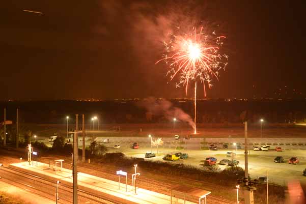 Foto vom 15. November 2016 - Feuerwerk