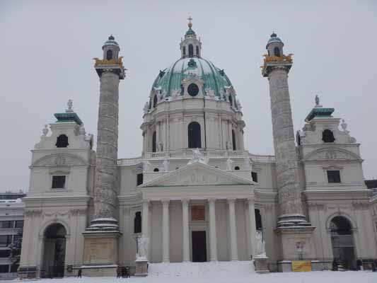 Foto vom 2. Februar 2017 - Karlskirche