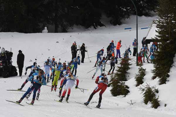 Foto vom 18. Februar 2017 - Biathlon WM