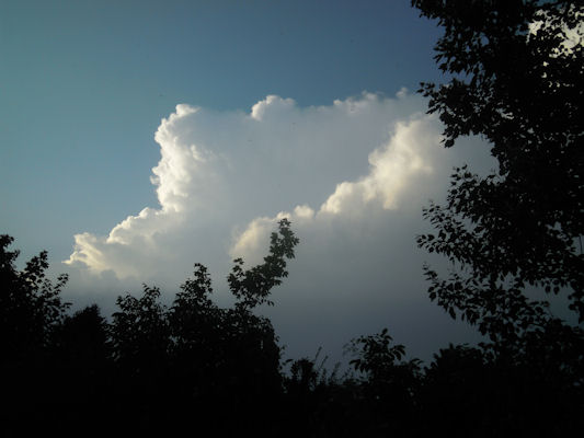 Foto vom 15. Juli 2010 - entstehendes Gewitter