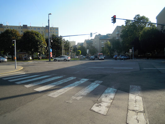 Foto vom 4. August 2010 - Kreuzung Eipeldauerstraße - Saikogasse