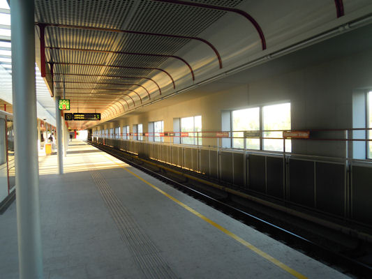 Foto vom 20. September 2010 - U-Bahnstation Aderklaaer Strae