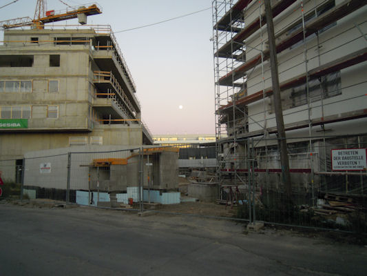 Foto vom 21. September 2010 - Baustelle am Satzinger Weg