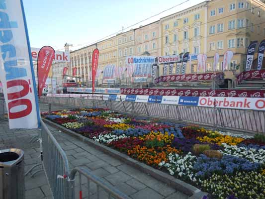 Foto vom 9. April 2017 - Linz Hauptplatz