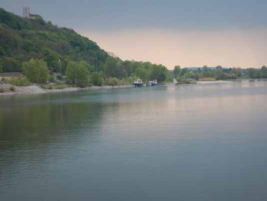 Foto vom 14. April 2017 - Die Donau bei Greifenstein