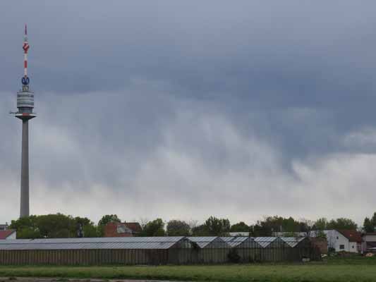 Foto vom 16. April 2017 - Regenwolken